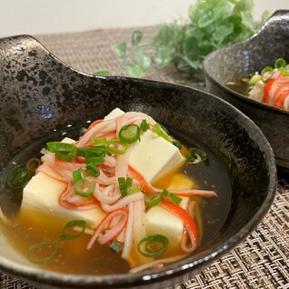 カニカマあんかけ豆腐♡